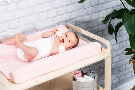 Changing Mat Cover 50x70cm Mini Dots - Blush Pink - Petitpyla