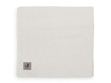 Blanket Cot 100x150cm River Knit - Cream White - Petitpyla