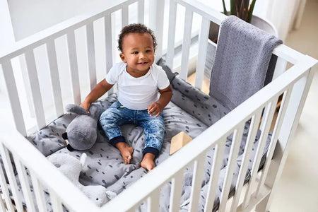 Playpen Mat Spot 80x100cm - Storm Grey - Petitpyla