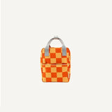 Sticky Lemon backpack small | farmhouse | checkerboard  | pear jam + ladybird red