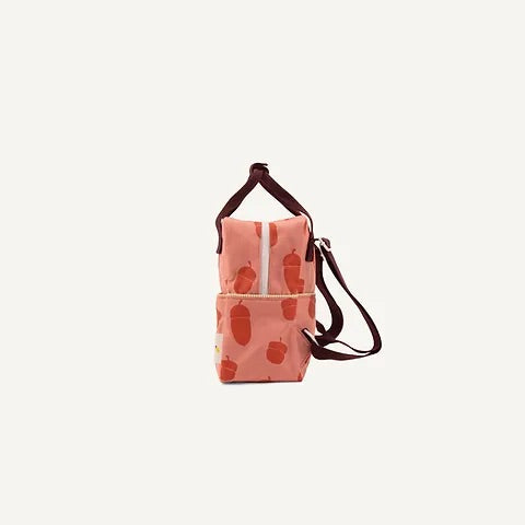 Sticky Lemon backpack small | farmhouse | checkerboard  | blooming purple + soil green