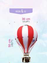 Decorative Hot Air Balloon Beige/Mint/Grey