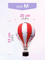 Decorative Hot Air Balloon Beige/Mint/Grey