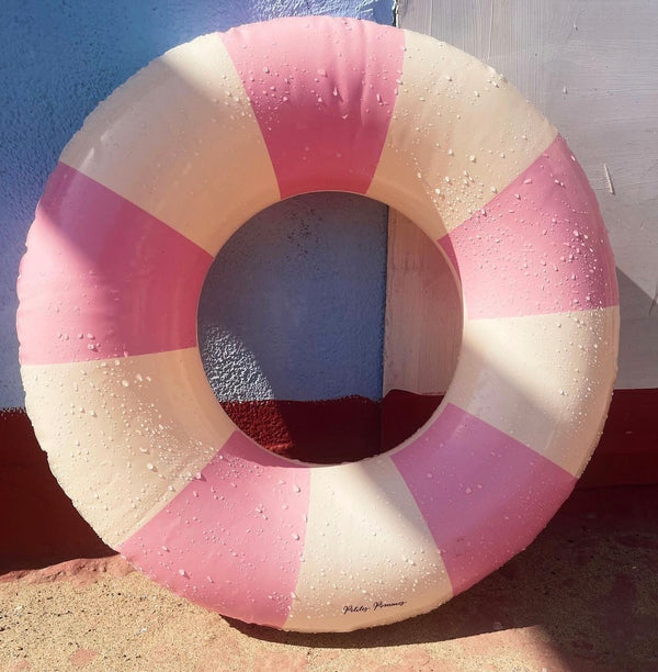 CELINE GRAND FLOAT - Pool Floaties and Beach Floaties Swing Ring Buoy Inflatable Pool Floats and Beach Toys For Adults, Teenagers and 12+ Years Kids - BUBBLEGUM
