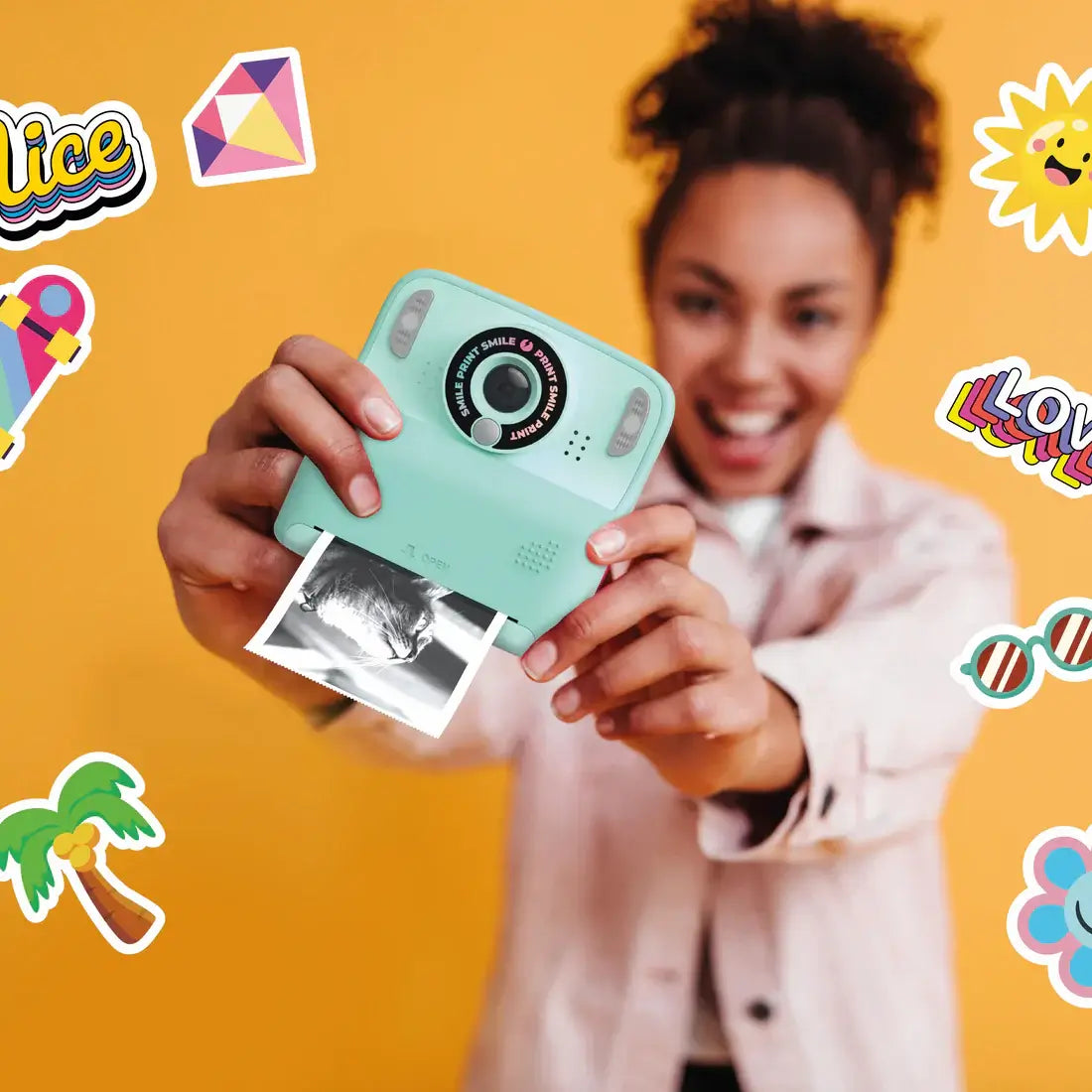 Pixiprint Camera Turquoise