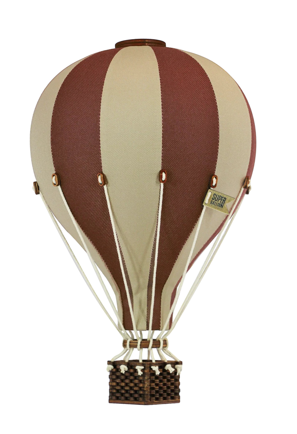 Hot Air Balloon Decorations for Baby Shower, Birthday, Gender Reveal & Baby Nursery Decor | Beige / Brown