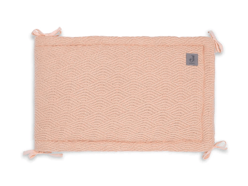 Bedbumper 34"x70" / 35x180cm River Knit - Pale Pink
