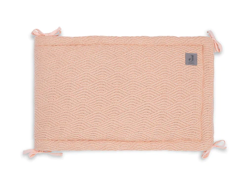 Bedbumper 34"x70" / 35x180cm River Knit - Pale Pink