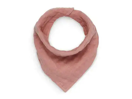 Bib Bandana Wrinkled Cotton - Rosewood - 2 Pack - Petitpyla