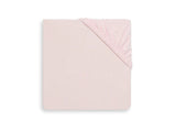 Fitted Sheet Cot Jersey 60x120cm - Soft Pink - Petitpyla