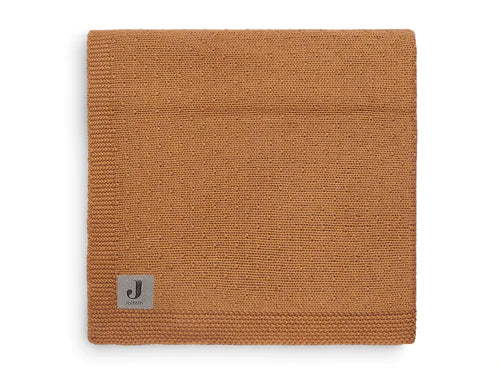 Blanket Cot 100x150cm Bliss Knit - Caramel - Petitpyla