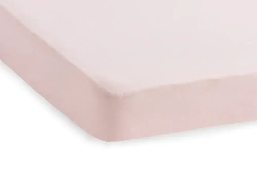 Fitted Sheet Cot Jersey 60x120cm - Soft Pink - Petitpyla