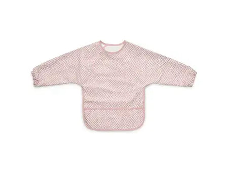 Bib Waterproof with Sleeves - Pale Pink - Petitpyla