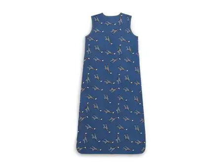 Baby Sleeping Bag Jersey 110cm Giraffe - Jeans Blue - Petitpyla