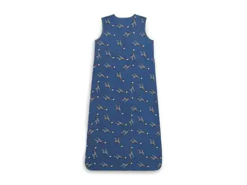 Baby Sleeping Bag Jersey 90cm Giraffe - Jeans Blue - Petitpyla
