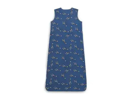 Baby Sleeping Bag Jersey 90cm Giraffe - Jeans Blue - Petitpyla