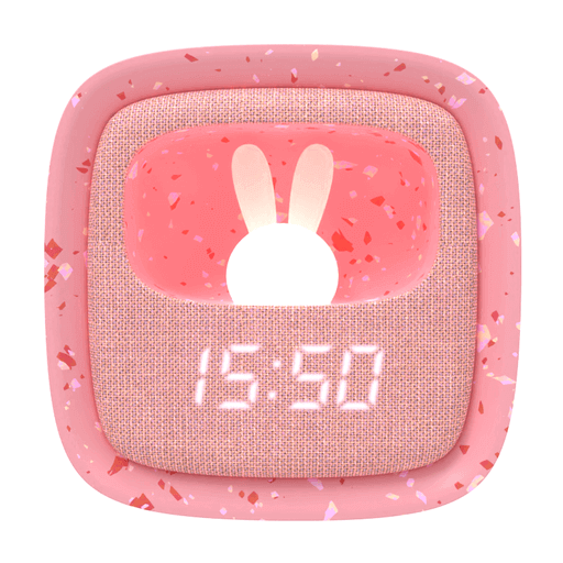 Billy Clock and light - Terrazzo Grenadine  - Petitpyla