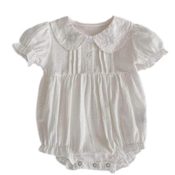 JUDITH ROMPER - WHITE - SAM AND LOULOUTE - Petitpyla