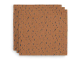 Muslin Cloth Spot 70x70cm - Caramel - 3-Pack - Petitpyla