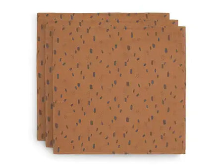 Muslin Cloth Spot 115x115cm - Caramel - 2-Pack - Petitpyla