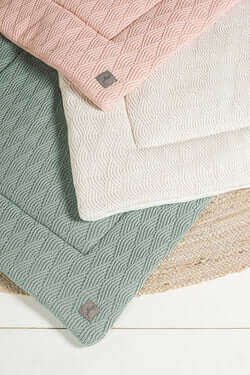 Playpen Mat 85x105cm/80x100cm River Knit - Pale Pink - Petitpyla