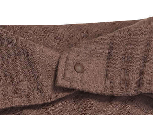 Bib Bandana Wrinkled Cotton - Chestnut - 2 Pack - Petitpyla