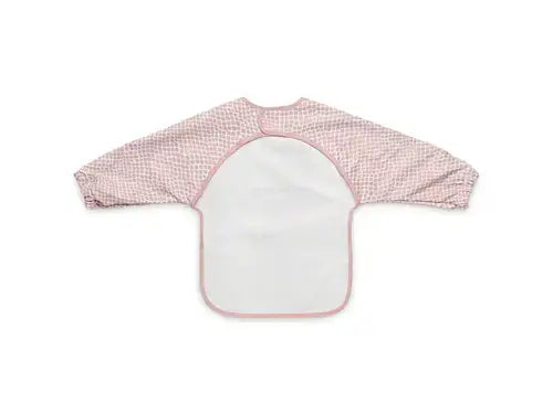 Bib Waterproof with Sleeves - Pale Pink - Petitpyla