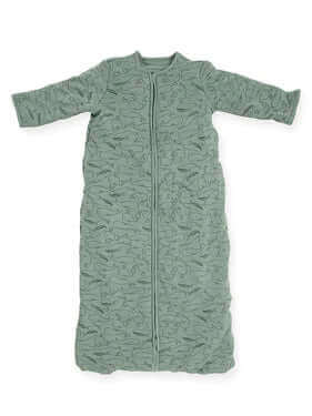 Baby Sleeping Bag 4-seasons 90cm Whales - Ash Green - Petitpyla