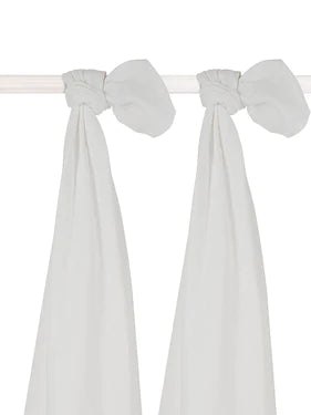 Muslin Cloth Large 115x115cm - White - 2 Pack - Petitpyla