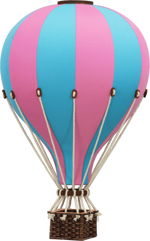 Decorative Air Balloon White / Light Blue - PetitpylaHot Air Balloon Decorations Happy Birthday Balloons Baby Shower Decorations Nursery Decor Kids Room Decor Birthday Decorations - Shop Now - Petitpyla