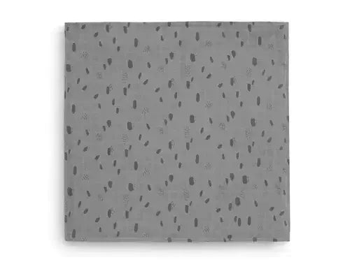 Muslin Cloth Spot 115x115cm - Storm Grey - 2-Pack - Petitpyla