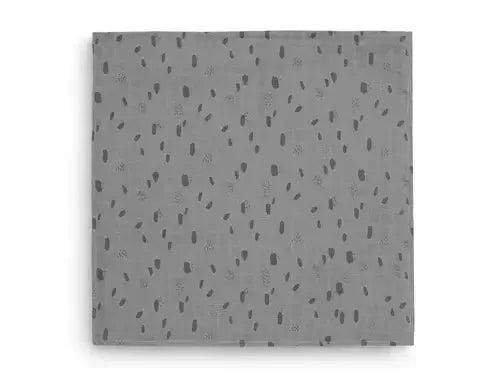 Muslin Cloth Spot 70x70cm - Storm Grey - 3-Pack - Petitpyla