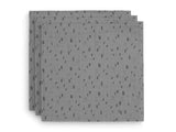 Muslin Cloth Spot 115x115cm - Storm Grey - 2-Pack - Petitpyla
