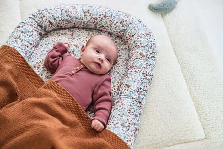 Blanket Cot 100x150cm Bliss Knit - Caramel - Petitpyla
