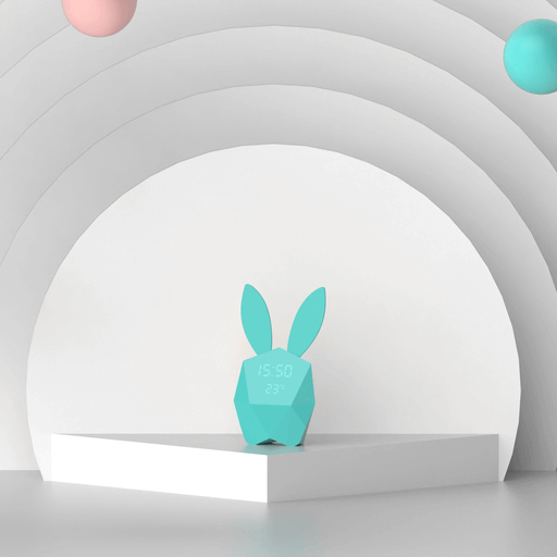 Cutie Clock Connect with app - turquoise - Petitpyla