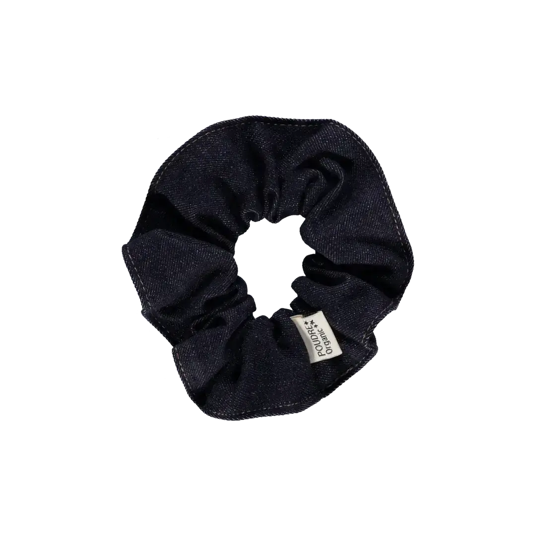 DENIM SCRUNCHIE - Poudre Organic - Petitpyla
