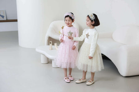 Milkyway Tutu Dress(Cream) - Petitpyla