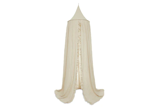 Canopy Vintage 245cm Ruffle Ivory - Petitpyla