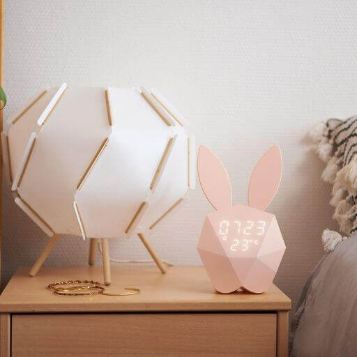 Cutie Clock Connect with app -  Pink - Petitpyla