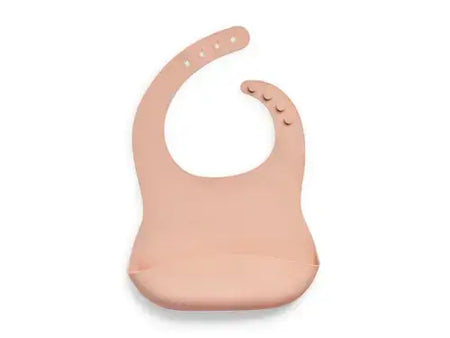 Bib Silicone - Pale Pink - Petitpyla