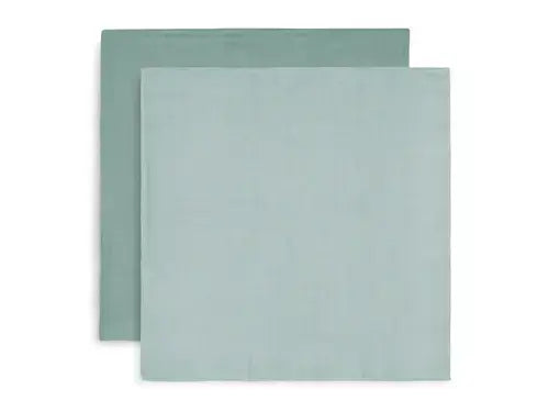 Swaddle Bamboo Muslin 115x115cm - Ash Green - 2 Pack - Petitpyla