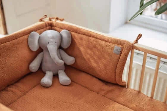 Bedbumper 35x180cm Bliss Knit - Caramel - Petitpyla