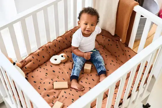 Blanket Cot 100x150cm Basic Knit - Caramel - Petitpyla