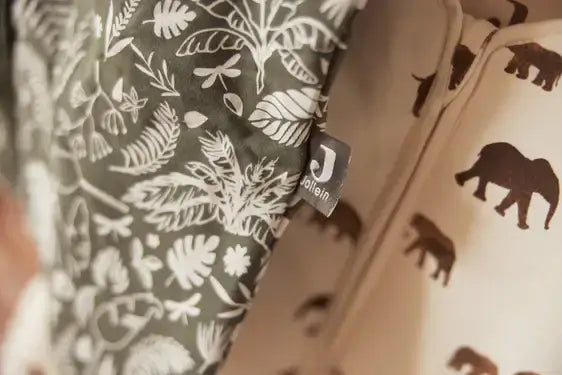 Baby Sleeping Bag 4-Seasons 90cm Botanical - Leaf Green - Petitpyla