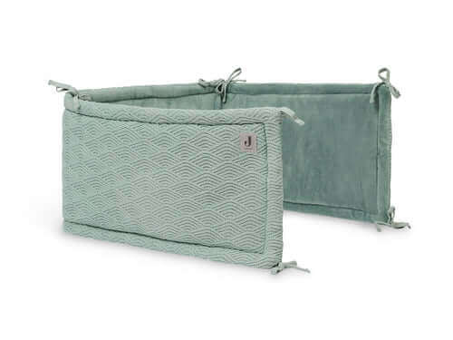 Bedbumper 35x180cm River Knit - Ash Green - Petitpyla