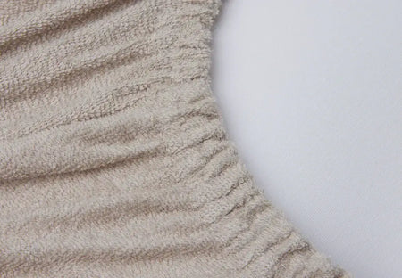 Changing Mat Cover Terry 50x70cm - Ivory/Nougat - 2 Pack - Petitpyla