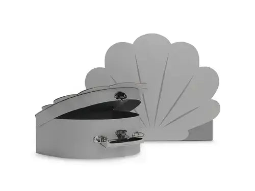 Toy Suitcase Shell Grey - 2 Pack - Petitpyla