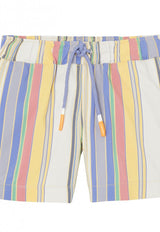 Boys' swim trunks, multicolored stripe Havana short - Petitpyla