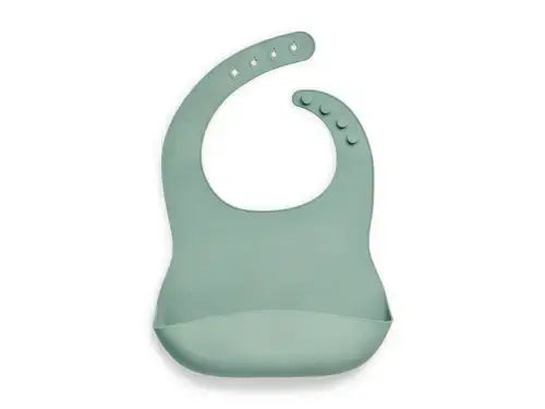 Bib Silicone - Ash Green - Petitpyla