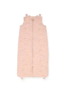 Sleeping Bag 4-seasons 90cm Whales Pale Pink - Petitpyla